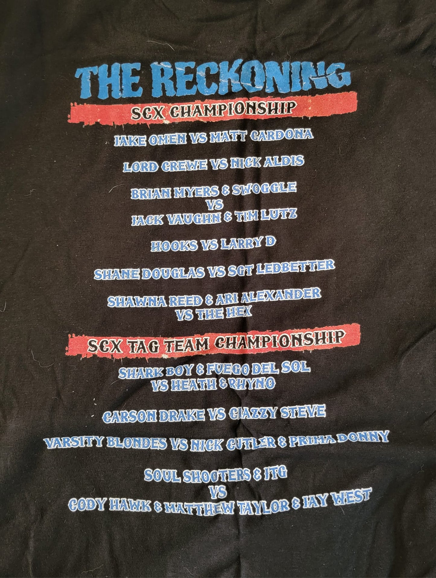 SCX: The Reckoning Event Tee